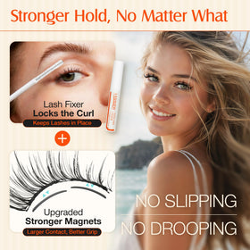 LASHVIEW magnetic eyelashes in travel-ready box
