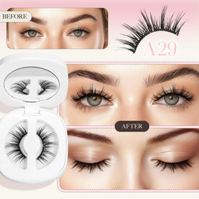 LASHVIEW Magnetic Eyelashes side view showcasing soft material