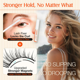LASHVIEW Magnetic Eyelashes with lash fixer application