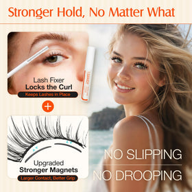 LASHVIEW Magnetic Eyelashes with travel-ready box