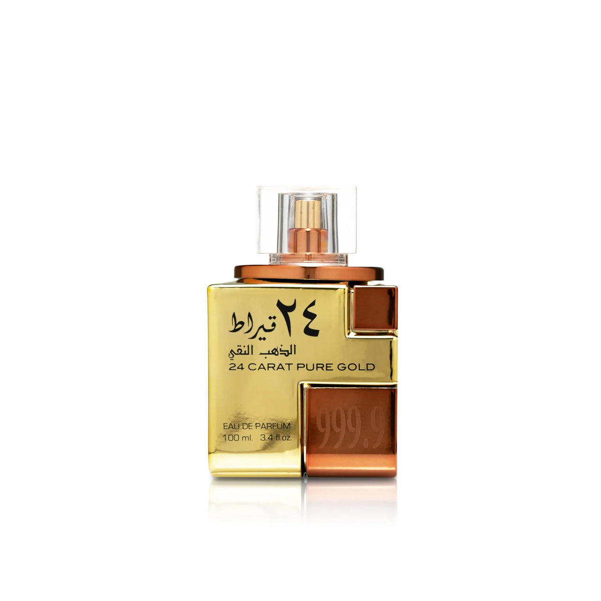 Lattafa 24 Carat Pure Gold Eau De Parfum Spray front view