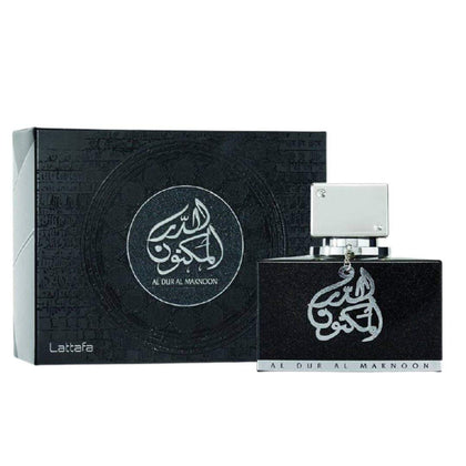 Lattafa Al Dur Al Maknoon Silver Eau de Parfum 100 ML front view