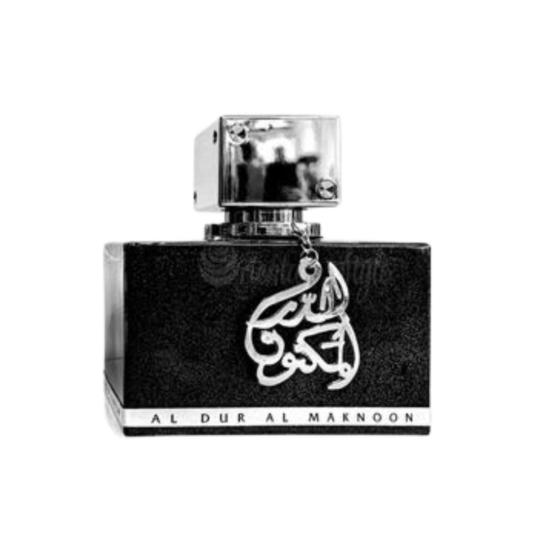 Lattafa Al Dur Al Maknoon Silver Eau de Parfum packaging