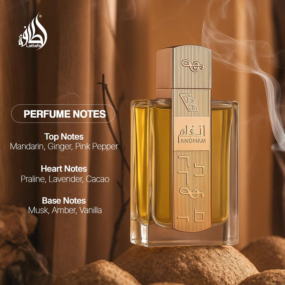 Lattafa Angham Eau de Parfum lifestyle scene