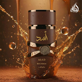 Lattafa Asad Bourbon Eau de Parfum Spray 100ml back view