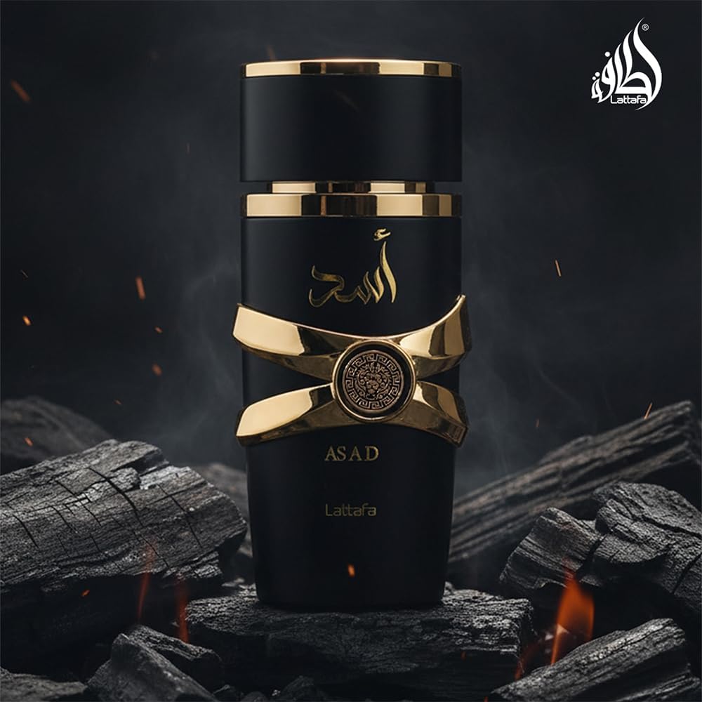 Lattafa Asad Eau de Parfum Spray packaging