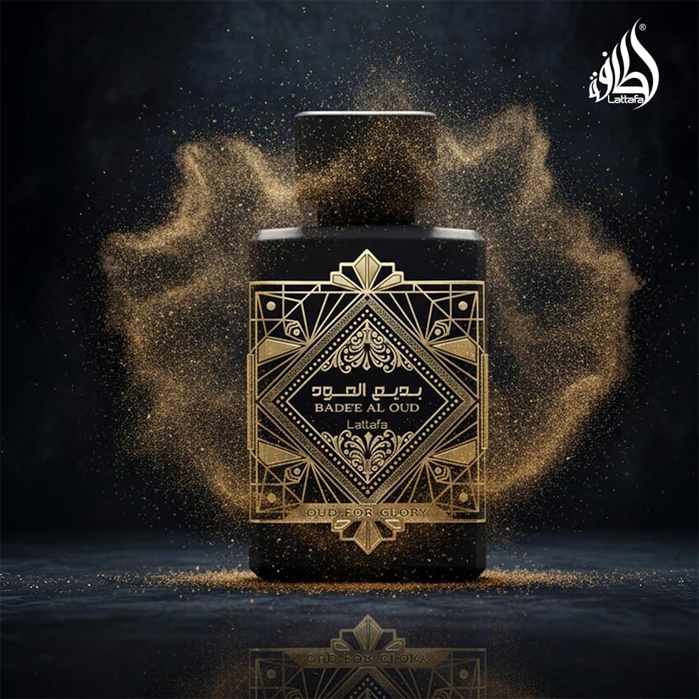 Lattafa Bade'e Al Oud bottle top view