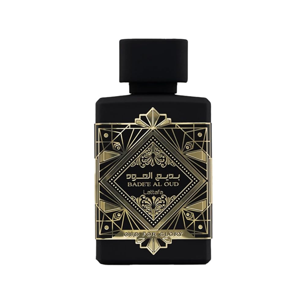Lattafa Bade'e Al Oud Eau de Parfum 3.4 oz front view