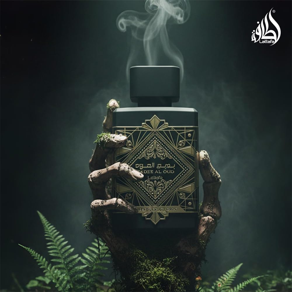 Lattafa Bade'e Al Oud Eau de Parfum lifestyle scene