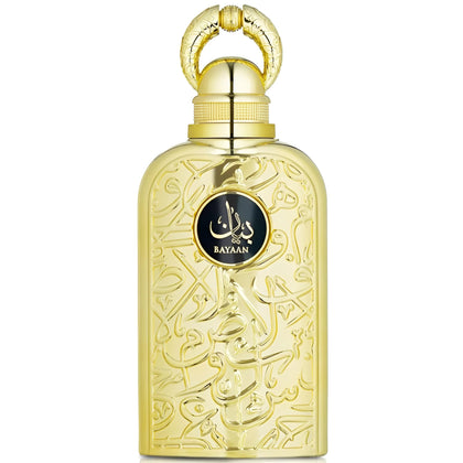 Lattafa Bayaan Eau de Parfum 100ml front view with elegant bottle design