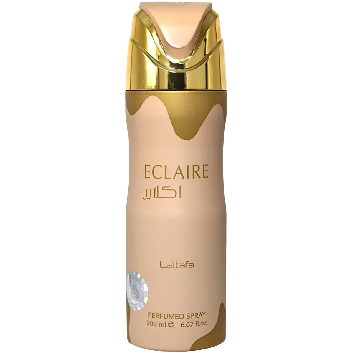 Lattafa Eclaire deodorant spray front view, 200ml