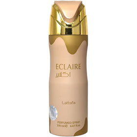 Lattafa Eclaire deodorant spray front view, 200ml