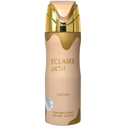 Lattafa Eclaire deodorant spray front view, 200ml