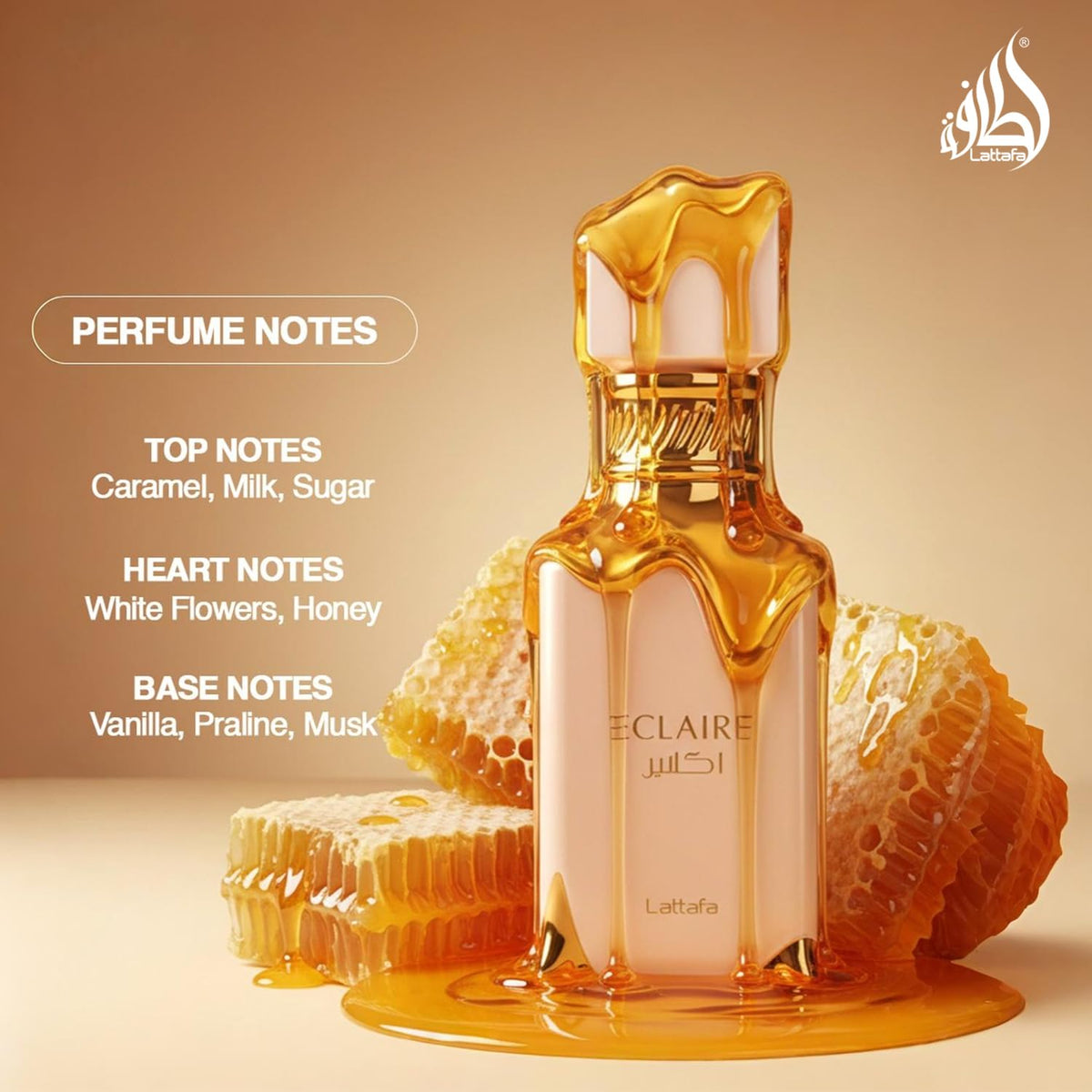 Lattafa Eclaire Eau de Parfum 100ml side view