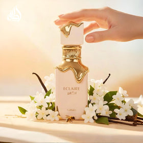 Lattafa Eclaire Eau de Parfum in elegant packaging
