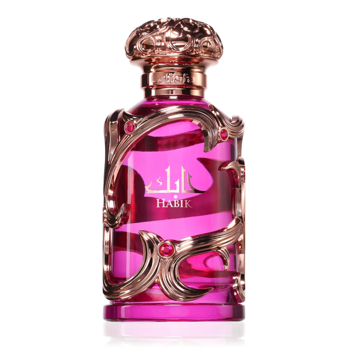 Lattafa Habik Eau de Parfum 100 ml close-up of the floral fragrance notes
