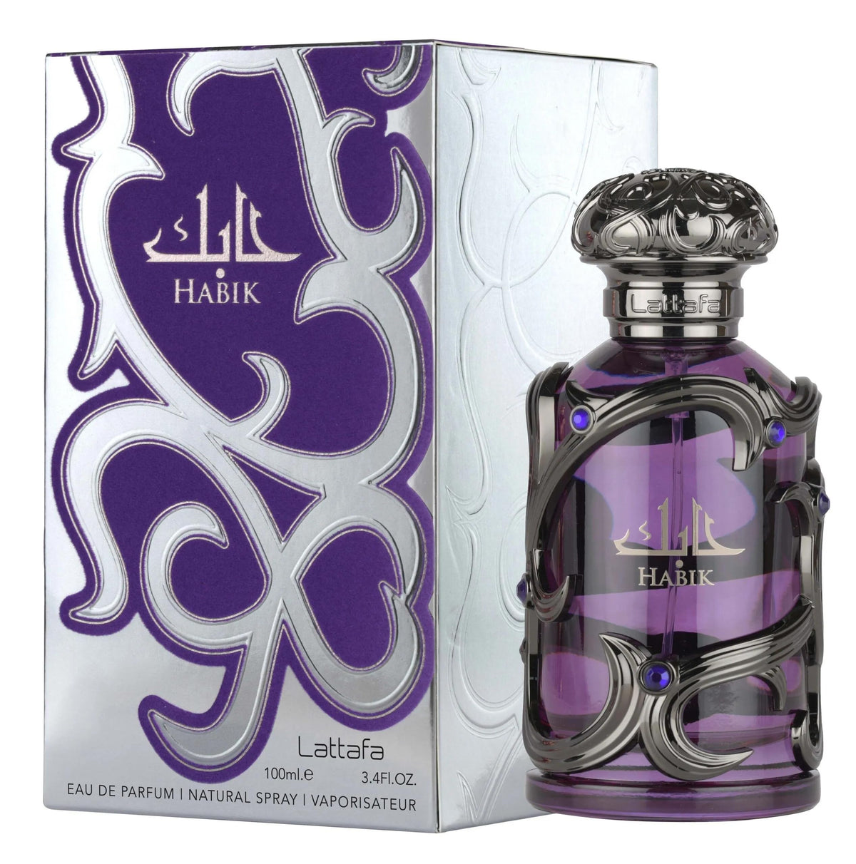 Lattafa Habik Eau de Parfum 100ml bottle design