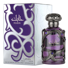 Lattafa Habik Eau de Parfum 100ml bottle design