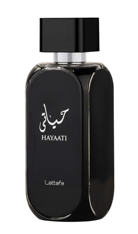 Lattafa Hayaati Eau de Parfum Spray for Men, packaging detail
