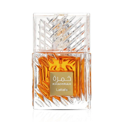 Lattafa Khamrah 100ml unisex perfume front view