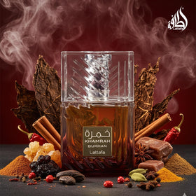 Lattafa Khamrah Dukhan Eau de Parfum Spray 100ml back view