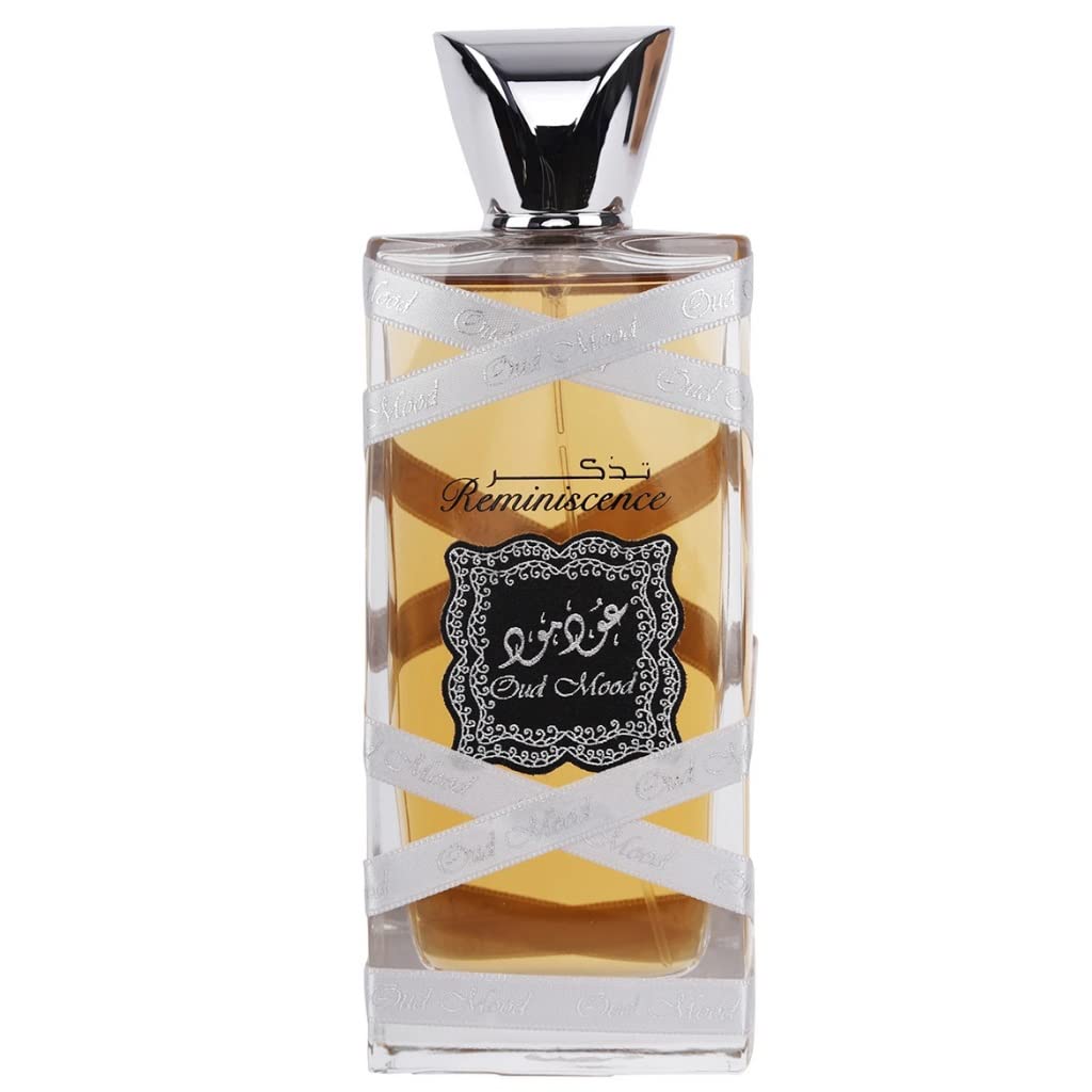 Lattafa Oud Mood Reminiscence Eau de Parfum bottle front view