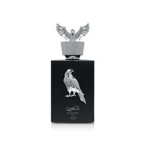 Lattafa Pride Shaheen Silver Eau de Parfum 100ml front view in silver bottle