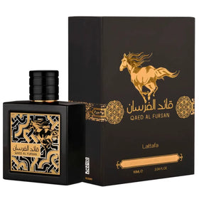 Lattafa Qaed Al Fursan Eau de Parfum 100ml bottle front view