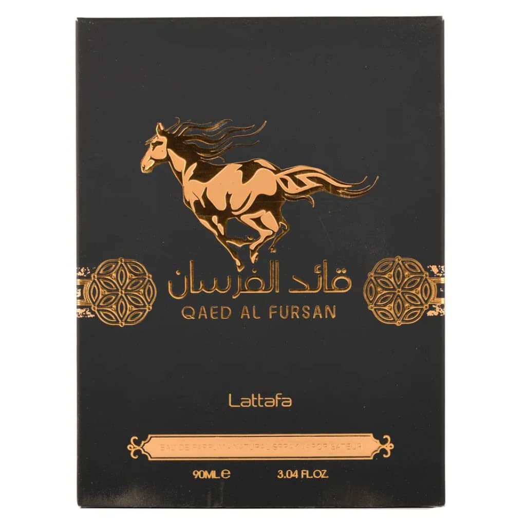 Lattafa Qaed Al Fursan Eau de Parfum 100ml bottle with cap