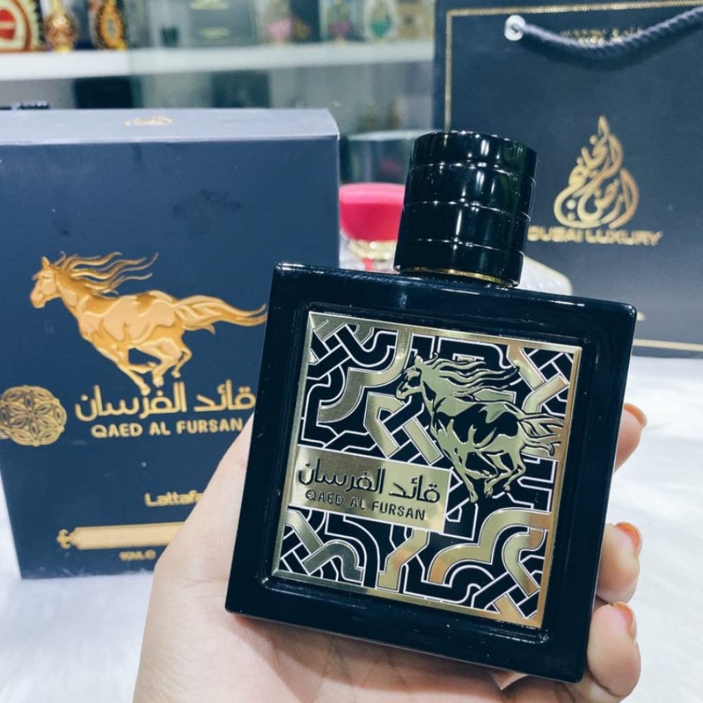 Lattafa Qaed Al Fursan Eau de Parfum 100ml lifestyle scene