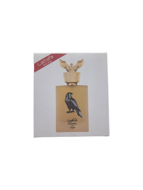 Lattafa Shaheen Gold Eau De Parfum 20ml bottle with cap