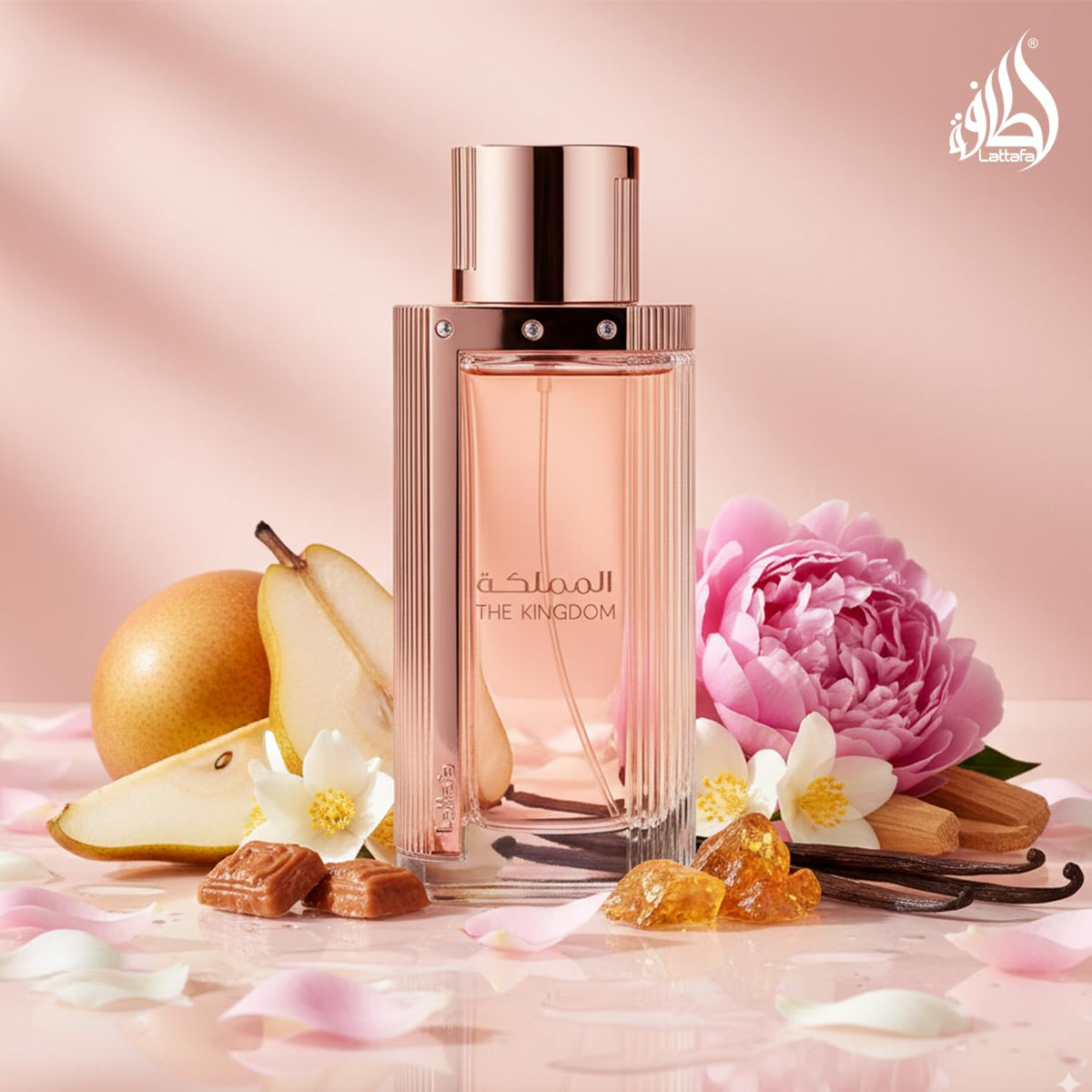 Lattafa The Kingdom Eau De Parfum bottle back view