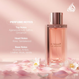 Lattafa The Kingdom Eau De Parfum bottle side view