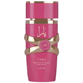 Lattafa Yara Candy 20ml perfume bottle front view