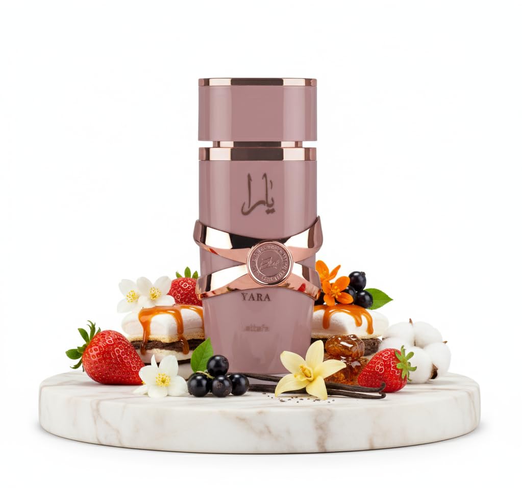 Lattafa Yara Elixir Eau de Parfum 3.4 oz side view