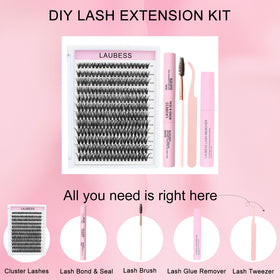 LAUBESS Lash Bond and Seal bottle in the kit