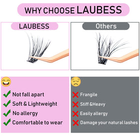 LAUBESS Lash Bond and Seal bottle with applicator
