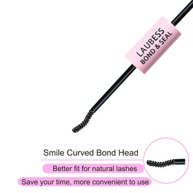LAUBESS Lash Bond and Seal in use on eyelashes