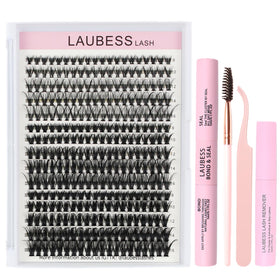 LAUBESS LASH DIY Lash Extension Kit packaging front view