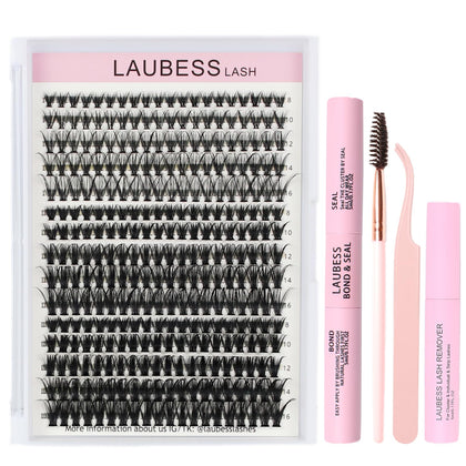 LAUBESS LASH DIY Lash Extension Kit packaging front view