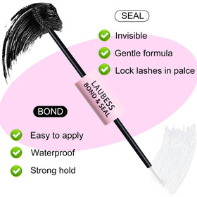 LAUBESS Lash Extension Kit displayed on a vanity