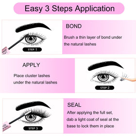 LAUBESS LASH kit packaging with all components displayed