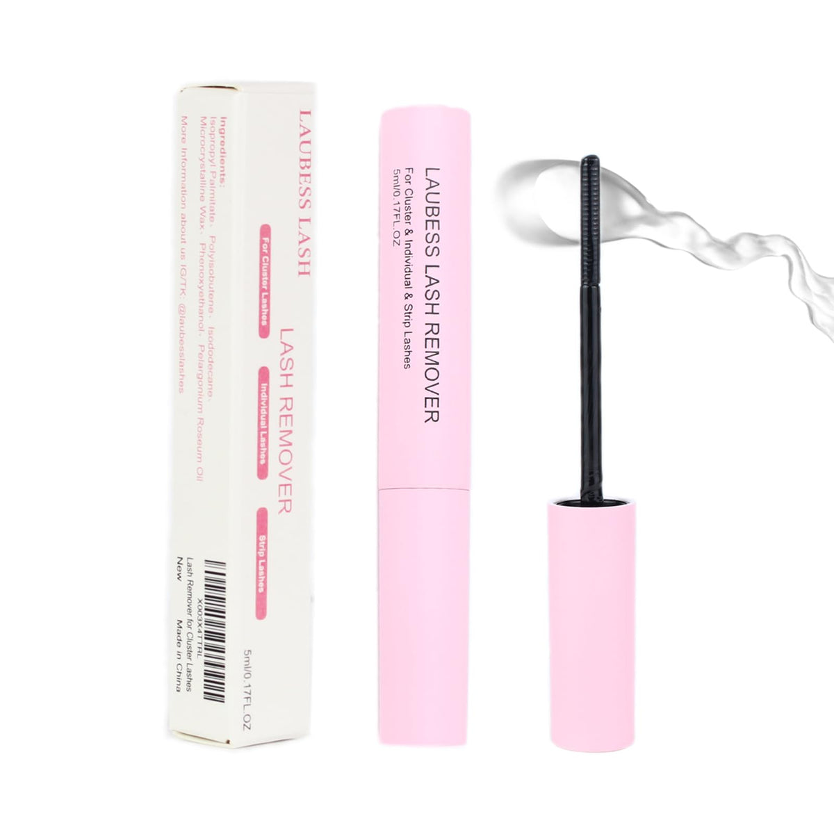 LAUBESS LASH Remover 5ml packaging details