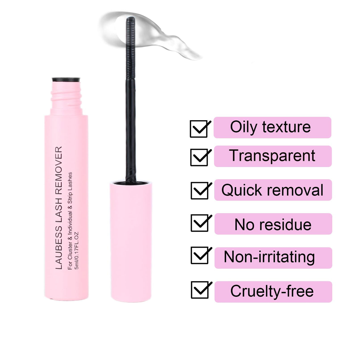 LAUBESS LASH Remover 5ml with application brush