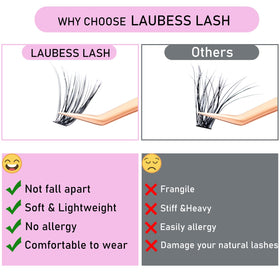 LAUBESS LASH stainless steel tweezers for lash application