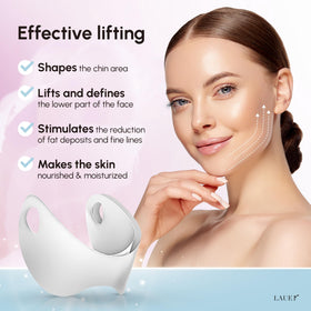 LAUER COSMETIC V Shaped Contouring Face Mask application on model