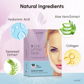 LAUER COSMETIC V Shaped Contouring Face Mask close-up of chin strap
