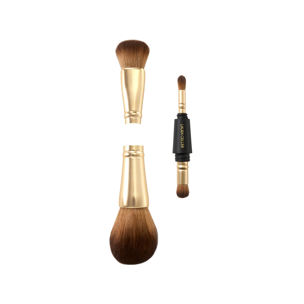 LAURA GELLER 4-in-1 Travel Makeup Brush front view