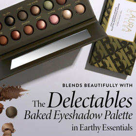 LAURA GELLER All-Over Eyeshadow Brush in use applying eyeshadow
