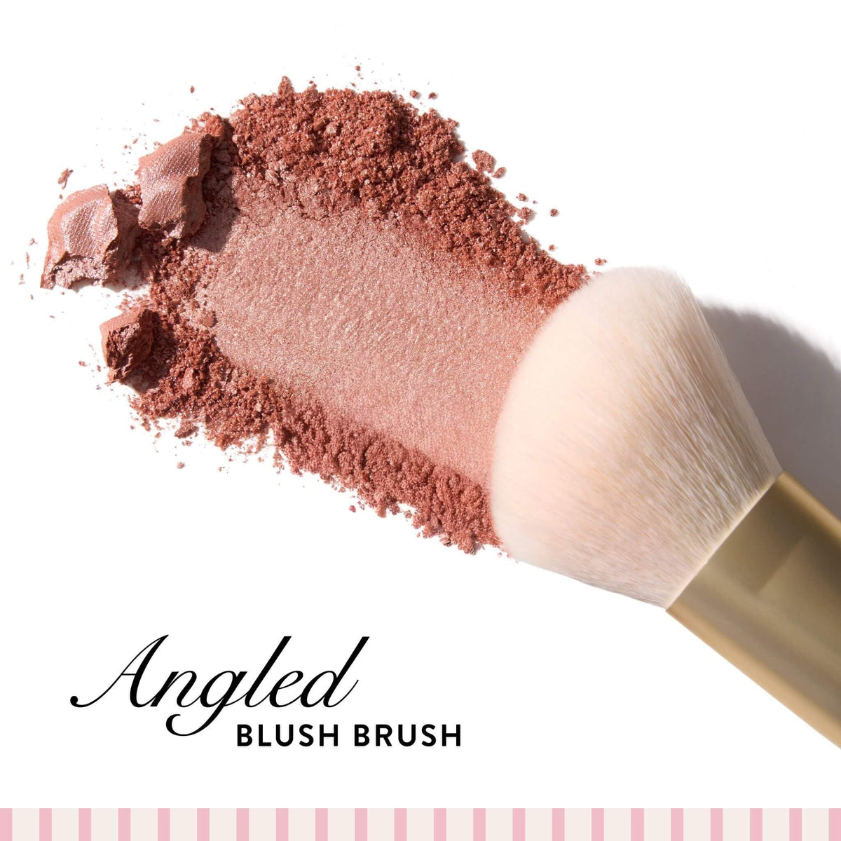 LAURA GELLER Angled Blush Brush angled view showing design details